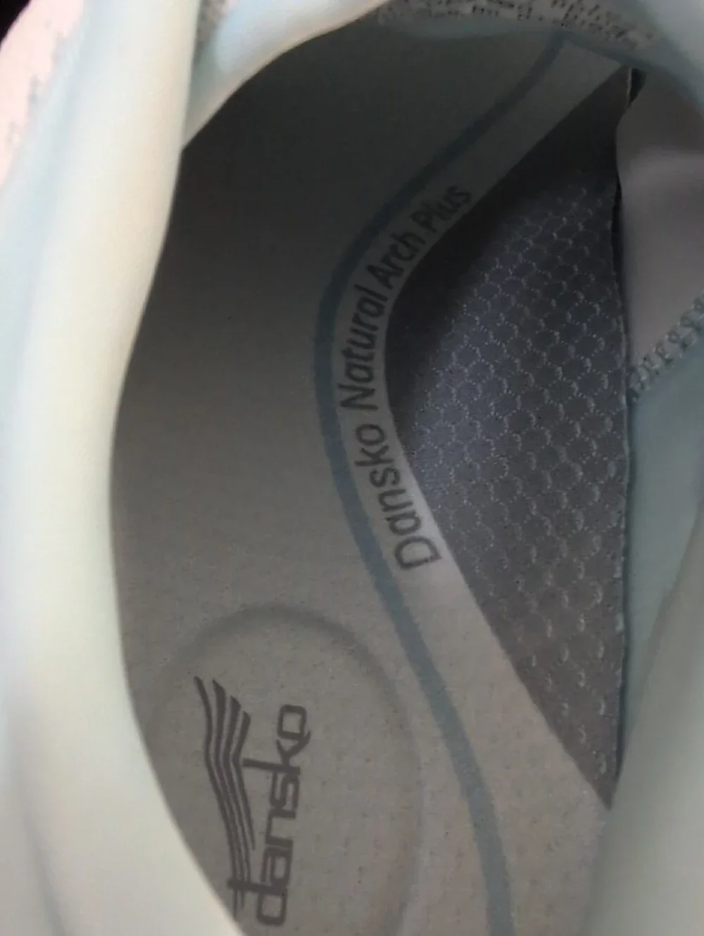 Dansko Pale Blue Women's Mesh Athletic Sneakers
